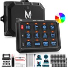 Universal Rgb 12 Gang Switch Panel On-off Led Car Switch Panel Circuit Control