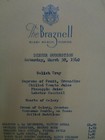 Miami Fla 1940 Era Vintage Braznell Hotel Dinner Menu And Tourist Guide Booklet 
