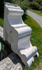 Antique Ornate Blue Corbel Wood Architectural Salvage For Decor Abt 12 x12 x5 