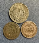 U s Coin Lot - 1866 Two Cent  1902   1906 Indian Cent