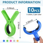 10 Pcs Beach Towel Clips Clamps Holder 3 7 Inch Large Beach Chair Clip Clothe   
