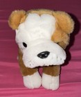 Animal Alley Bulldog Baby Puppy Light Brown White Stuffed Animal Plush Dog 10   