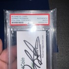 Dennis Rodman Autographed Business Card Psa dna Certified  Authentic Autograph
