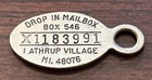 This Is A Vintage Ford Postage Guaranteed Keychain Fob  Made In Usa