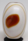 Ancient Middle Eastern Banded Agate Stone Bead In Very Good Condition