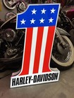  1 Harley Davidson Neon Sign Led Mancave Garage Evil Knievel American Shovelhead