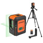 Jorgensen 100ft Self Leveling Cross Line Laser Level Dual Modules With Tripod