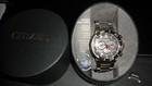 Citizen Eco-drive Brycen Black Dial Stainless Men s Watch Ca4258-87e   Used Good