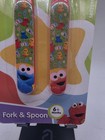 Sesame Street Sesame Beginnings Elmo Red Fork And Spoon Set Baby 6  Months New