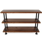 3-tier Industrial Pipe Table Leg Set Iron Base Legs Rustic Shelves For Shoe Rack
