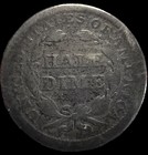 1853 Seated Liberty Half Dime  Free Shipping