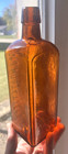 Nice Medium Amber Dr  Hostetter s Stomach Bitters I g  Co  L 1870 s Era L  k