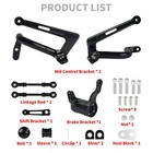 Mid Control Kit For Harley Touring Electra Street Glide Flhtk Flhx 2009-2025