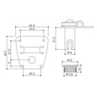 New Gotoh Fb30lp 4 In-line Bass Tuners Vintage Fender Style Lollipop - Black