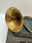 Vintage Antique Large Brass French Horn Bugle Fox Hunting Decor 
