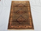 Fine Antique Afghan Baluchi Rug 3x5 Hand Knotted Persian Style Oriental Carpet