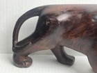 Vintage Wood Carved Lion Statue   Sculpture  Home Decorative Collectible 12 