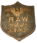Ww2 Us War Savings Service Shoulder Patch Eagle Cotton Twill Home Front War Bond