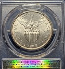 1908 S U s  Philippines Peso Ms 62 Pcgs Silver Uncirculated -- Pretty Coin   