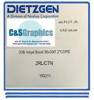 2 Rolls 36   X 300  20lb Bond Plotter Paper 