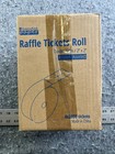 Raffle Tickets Roll 8000 Count 2x2 Double Stub 4 Colors New Sealed Box 