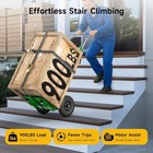 Electric Folding 1300w Stair Climbing Hand Truck Cart Dolly 900lb  Max Load Us