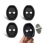  4pcs Car Door Lock Cover Protective Silicone Latch Guard Universal Self 