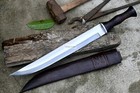 Handmade Hunting Knife-large Survival Knife-tactical-fixed Blade Knife-forged