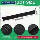 Pool Cue Case 2x2  Black Soft Pool Stick Case For Holding 2 Butts   2 Shafts 32 