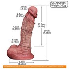 Liquid Silicone Realistic Big Dildo Cock Thick Dong Suction Cup Women Sex Toys