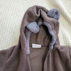 Columbia Brown Tiny Bear Fleece Bunting Winter Suit Size 6-12 Months Infant