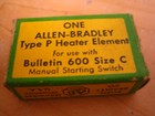Allen Bradley P20 Overload Relay Heater Element