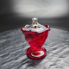 Vintage Mcm Viking Red Persimmon Glass Table Lighter Retro Decor            