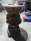 Antique Cast Iron Pot Belly Stove West Germany
