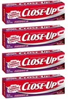 4-pack Close-up Red Gel Toothpaste  Whitening  Fresh Cinnamon Flavor   Fluoride