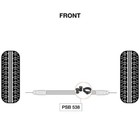 1x Lexus Is 300  01-05  Steering Rack   Pinion Polyurethane Bushing Kit