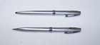 Vintage Sheaffer Lady 620 Brushed Steel Chrome Trim  Ballpoint Pen   Pencil Set