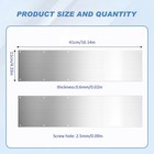 Door Kick Plates Stainless Steel Kick Plate Metal Kick Plate For Doors Decor 