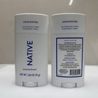 2 X Native Deodorant - Natural  Vegan Gluten   Cruelty Free Unscented