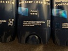 3x Gillette Comfort   Dri-tech Antiperspirant  3 4 Oz Cool Wave Deodorant 72 Hr