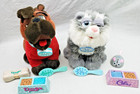 Vtg Catz   Dogz   Accessories Non Working Cute Htf Brushes Food Water Toys Rare