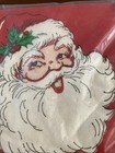 Vintage Christmas Paper Napkins Package Of 16 Santa Claus New Old Stock