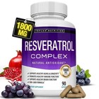 3pcs Resveratrol Supplement 1800mg Natural Antioxidant