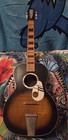 Vintage Kay Acoustic Guitar Sunburst 6 String Parlor Flat Top Collectible Music