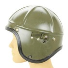 U s  Wwii Navy H-4 Type Flight Helmet- French 403-m3 Bone Dome By Socapex