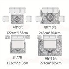 1pc Soft Washable Sponge Rug Durable Cozy Floor Mat For Living Room Decor Rug