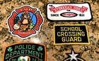 Patch Lot Irish Ashland Police Overhead Door Crossing Guard Usn Commodore Lafd S