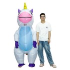 7  Cute Unicorn Inflatable Costume Adult For Halloween Cosplay Party Fancy Dress