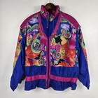Vintage Evr Div Rousso 2 Piece Blue Windbreaker Track Suit Set 80 s