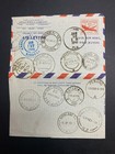 1948 Atlas Sky Merchant Round World Flight Cover Hong Kong Tokyo China 9-29
